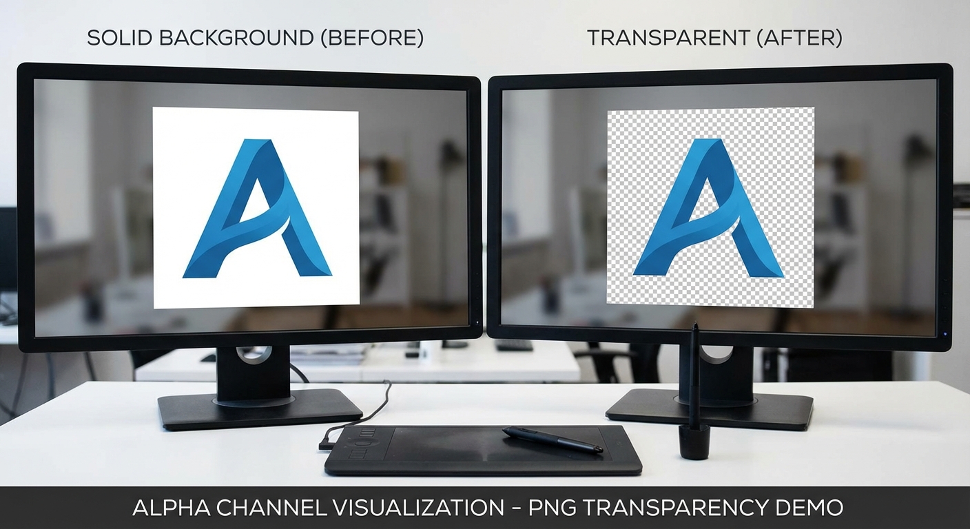 Vraie transparence en canal alpha