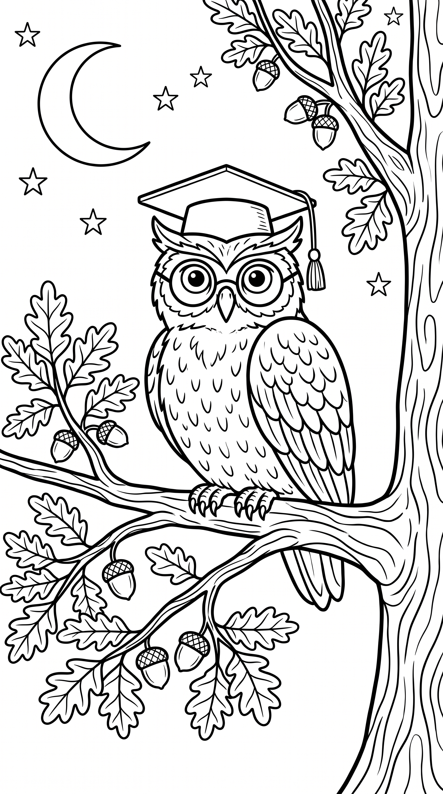 Owl perched on a branch