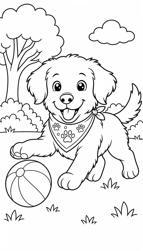 Page 1: playing with a ball in the park