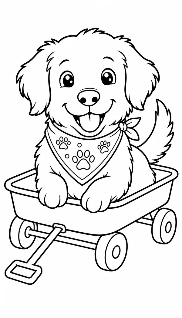 Page 8: riding in a little red wagon